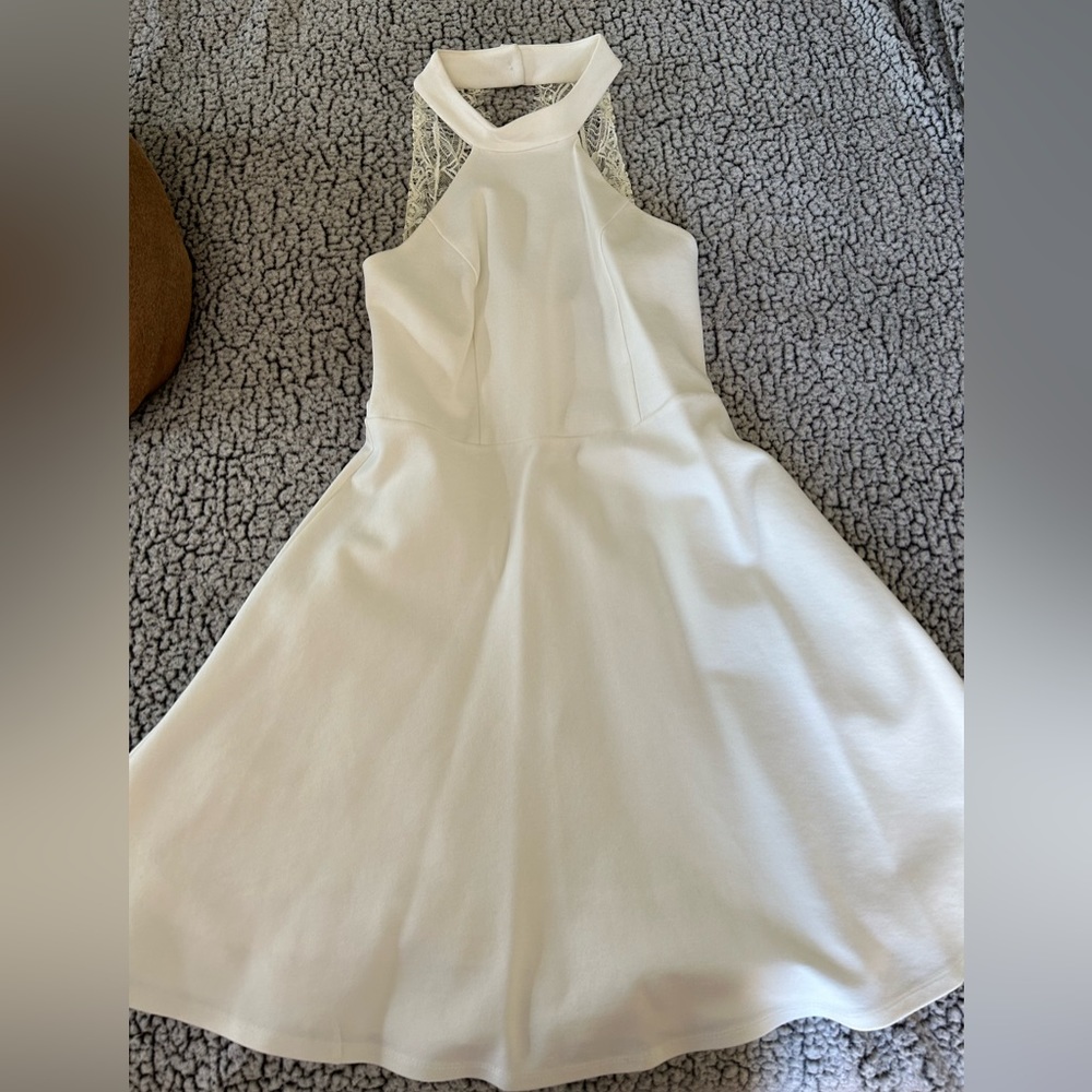 White cocktail/wedding dress